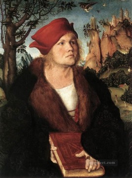  Elder Art Painting - Portrait Of Dr Johannes Cuspinian Renaissance Lucas Cranach the Elder